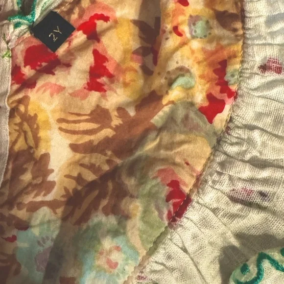 Bonjour Diary pinafore dress with floral organic cotton fabric - Picture 3 of 4